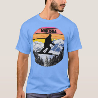 Snow Ski Nakiska Skiing Fields Canada T-shirt