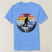 Snow Ski Okushiga Kogen Skiing Fields Honshu Islan T-shirt (Design voorkant)