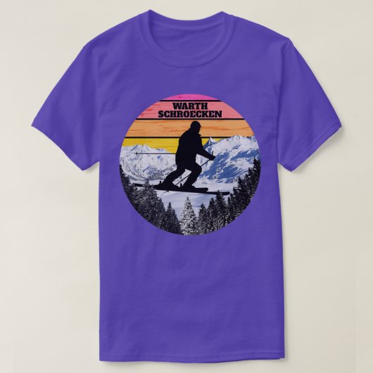 Snow Ski Warth Schroecken Skiing Fields Oostenrijk T-shirt (Design voorkant)