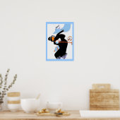 Snow Skier Mountains Poster (Keuken)
