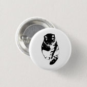 Snow-Soft Kitty Pin Ronde Button 3,2 Cm (Voorkant /achterkant)