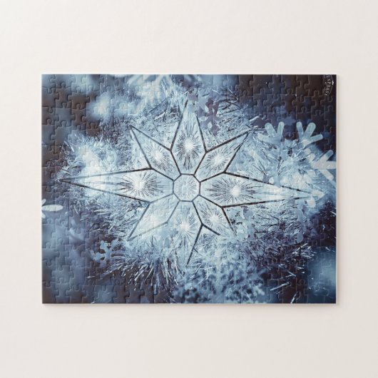 Snow Star puzzel Legpuzzel (Horizontaal)