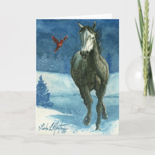 Snow Tag Blank Card Kaart (Voorkant)