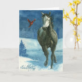 Snow Tag Blank Card Kaart (Gele Bloem)