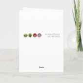 Snow Tango Feestdagen Kaart (Achterkant)