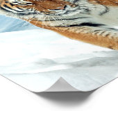 Snow Tiger Mountains Winter Natuur Foto Poster (Hoek)