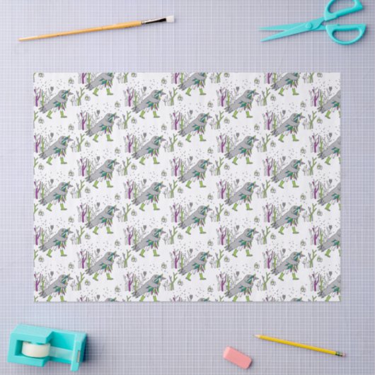 Snow time tissuepapier (Craft)