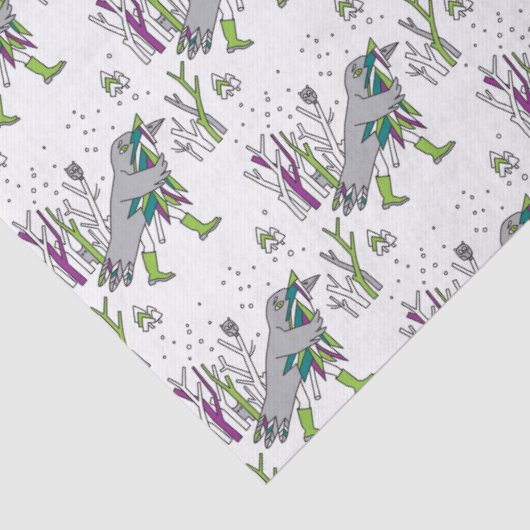 Snow time tissuepapier (Detail)