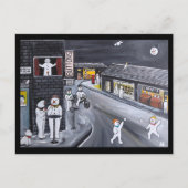 Snow Town Painting by Alfred Fox Briefkaart (Voorkant)