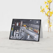 Snow Town Painting by Alfred Fox Kaart (Gele Bloem)