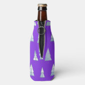 Snow Trees Elegant Winter Flesjeskoeler (Fles Achterkant)