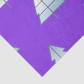 Snow Trees Elegant Winter Tissuepapier (Detail)