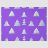 Snow Trees Elegant Winter Tissuepapier (Voorkant)
