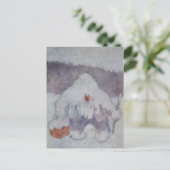 Snow Troll beroemd gemaakt door Theodor Kittelsen Briefkaart (Staand voorkant)