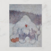 Snow Troll beroemd gemaakt door Theodor Kittelsen Briefkaart (Voorkant)