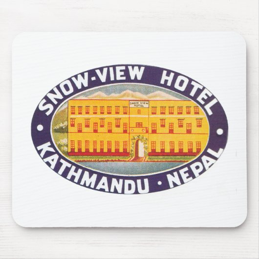 Snow Uitzicht Hotel Kathmandu Nepal Muismat (Voorkant)