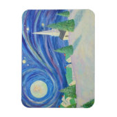 Snow Village Magnet Magneet (Verticaal)