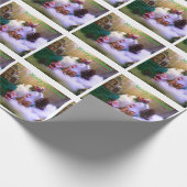 Snow Village -Terrarium Photo -  Cadeaupapier (Hoek)