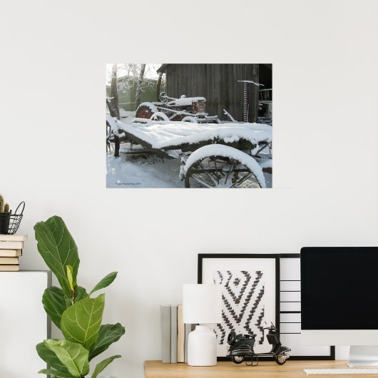 Snow wagon poster (Thuiskantoor)