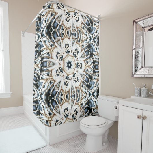 Snow Web Douchegordijn (In situ)