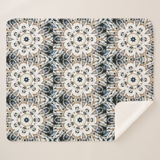 Snow Web Sherpa Deken (Voorkant (horizontaal))