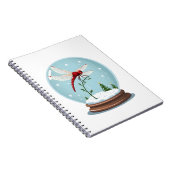 Snow Wereldbol Dragonfly Notitieboek (Rechterzijde)