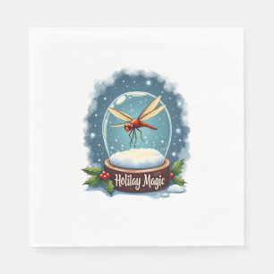 Snow Wereldbol Dragonfly Servet