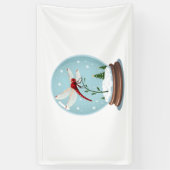 Snow Wereldbol Dragonfly Spandoek (Verticaal)