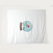 Snow Wereldbol Dragonfly Wandkleed (Voorkant (horizontaal))