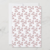 Snow Wereldbol Kerstmis Berry Sprig Kraft Kaart (Achterkant)