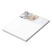 Snow Westie Dog Stationery Notitieblok (Linkerzijde)