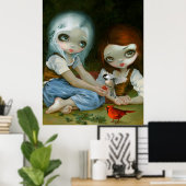 Snow White and Rose Red art print Jasmine Becket (Thuiskantoor)