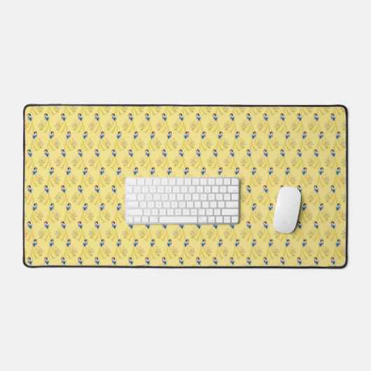 Snow White Desk Mat (Keyboard & Muis)