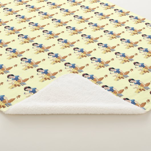 Snow White Sherpa Blanket Deken (3/4)