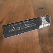 Snow Wolf Naambordje (Zijkant)