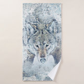 Snow Wolf Towel Badhanddoek (Badhanddoek)