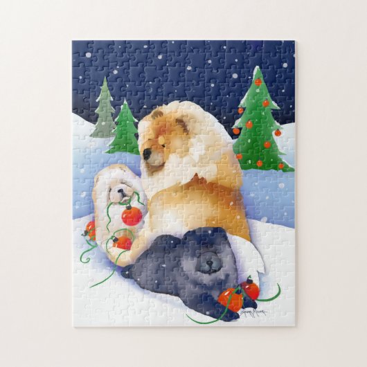 SNOWBABIES Chow 2020 Holiday puzzel (Verticaal)