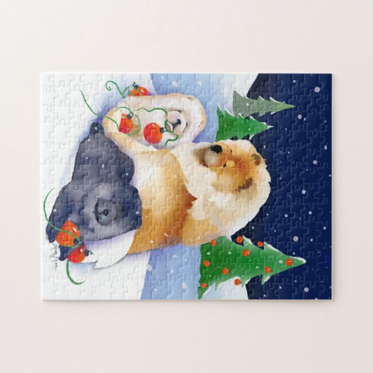 SNOWBABIES Chow 2020 Holiday puzzle Legpuzzel (Horizontaal)