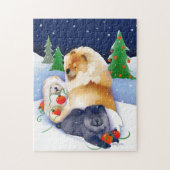 SNOWBABIES Chow 2020 Holiday puzzle Legpuzzel (Verticaal)