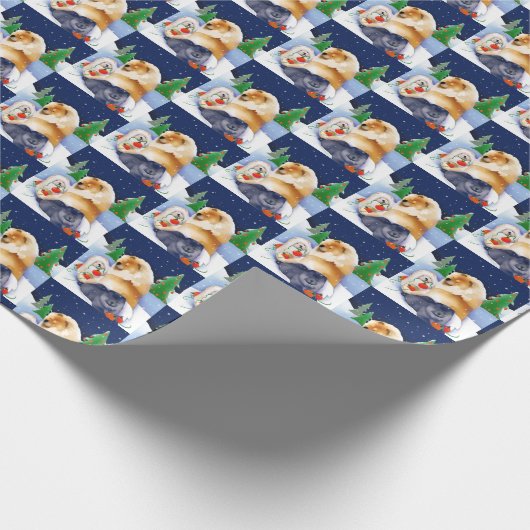SNOWBABIES Chow Wrapping Paper Cadeaupapier (Hoek)
