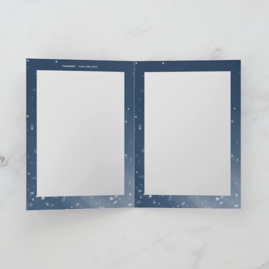 SNOWBABIES Toon kunstkaarten Feestdagen Kaart (Binnen)