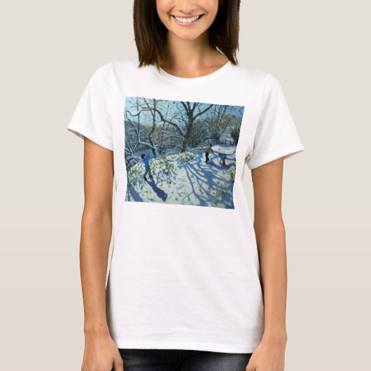 Snowbalgevecht Derbyshire T-shirt (Voorkant)