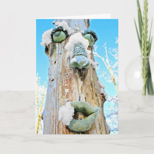 Snowbalgevecht Feestdagen Kaart