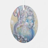 Snowball Boy-versiering Metalen Ornament (Voorkant links)