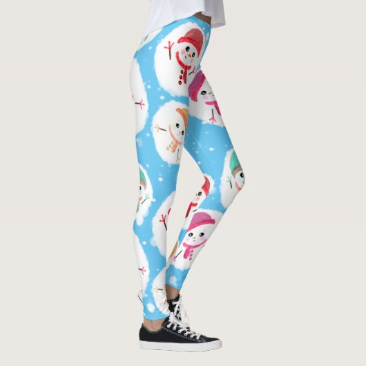 Snowball en Snowman Blue Leggings (Rechts)