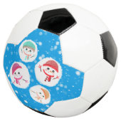 Snowball en Snowman Blue Voetbal (Drie kwart)