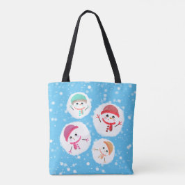 Snowball en Snowman Tote Bag