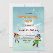 Snowball Feitelijke dag Kaart (Voorkant)