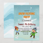 Snowball Feitelijke dag Kaart (Voorkant / Achterkant)