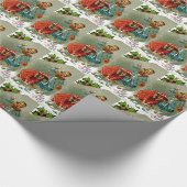Snowball Fight Cadeaupapier (Hoek)